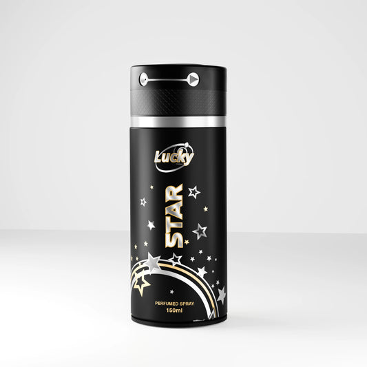 Lucky Star body spray 150ml front view – long-lasting daily freshness scent