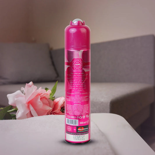 Al Arabia Classic Air Freshener 300ml Back View – Ingredients and details – thebigbossstore.com