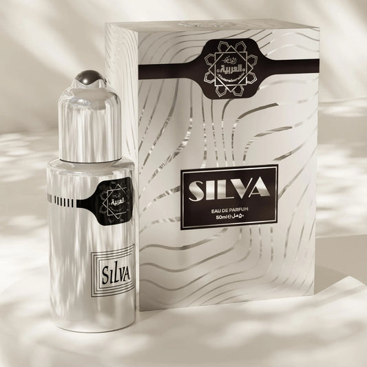 Al Arabia Silva 50ml Eau de Parfum – Premium men’s perfume in silver bottle, long-lasting fragrance from The Big Boss Store