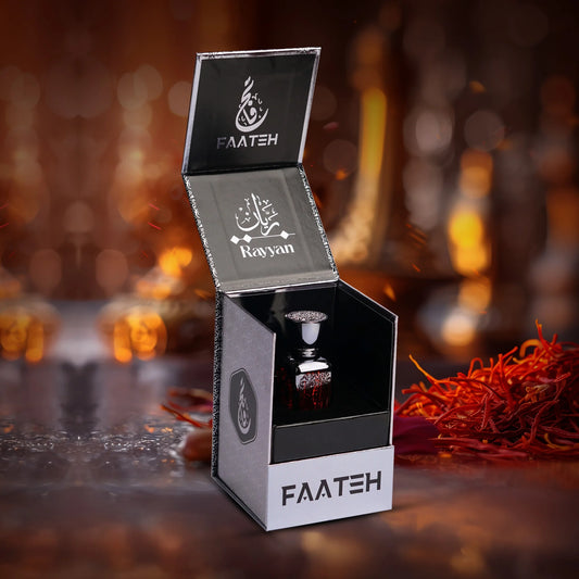Faateh Rayyan Attar 15ml – Premium Perfume Oil Bottle Inside Luxury Packaging