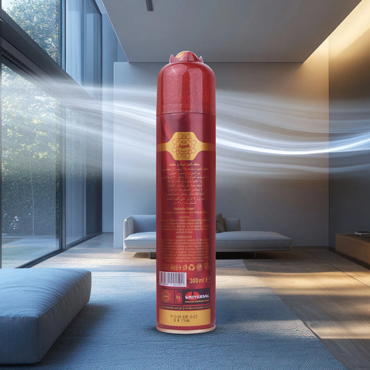 Al Arabia Bahrain Pearl Air Freshener 300ml Back View – Ingredients and product details – thebigbossstore.com