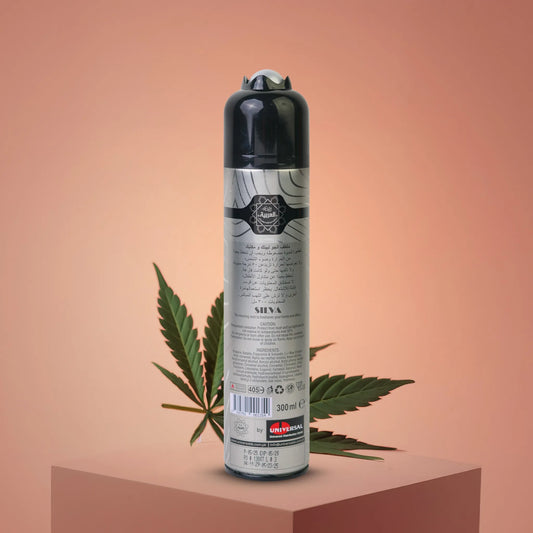 Al Arabia Silva Air Freshener 300ml back view – refreshing fragrance spray details and ingredients from thebigbossstore.com