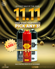 Al Arabia Body Spray 200ml Pick Any 3