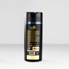 Lucky Musk body spray 150ml back label – product details and ingredients