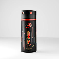 Lucky Power body spray 150ml front view – energetic fresh feel with bold design