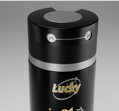 Lucky Star body spray 150ml top view – dark blue spray cap with star-themed design