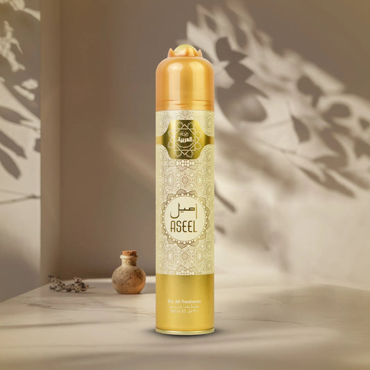 Al Arabia Aseel Air Freshener 300ml front view – long-lasting room fragrance – thebigbossstore.com