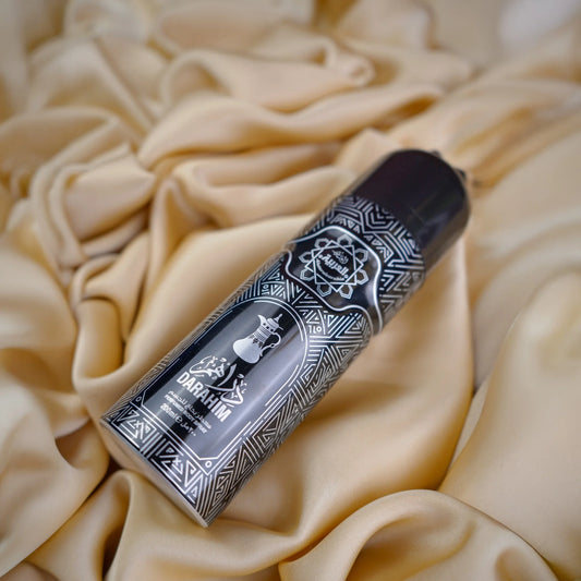 Al Arabia Darahim Body Spray 200ml angled shot – Luxury Arabic fragrance available at The Big Boss Store