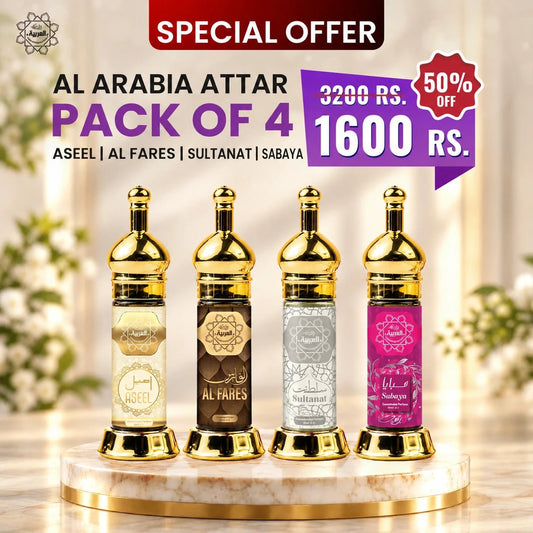 Al Arabia Pack - 4 Attar Special Offer 50% Discount - #theBigBossstore.com#