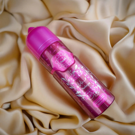 Al Arabia Sabaya Body Spray 200ml side view – Elegant and long-lasting Arabic perfume body spray