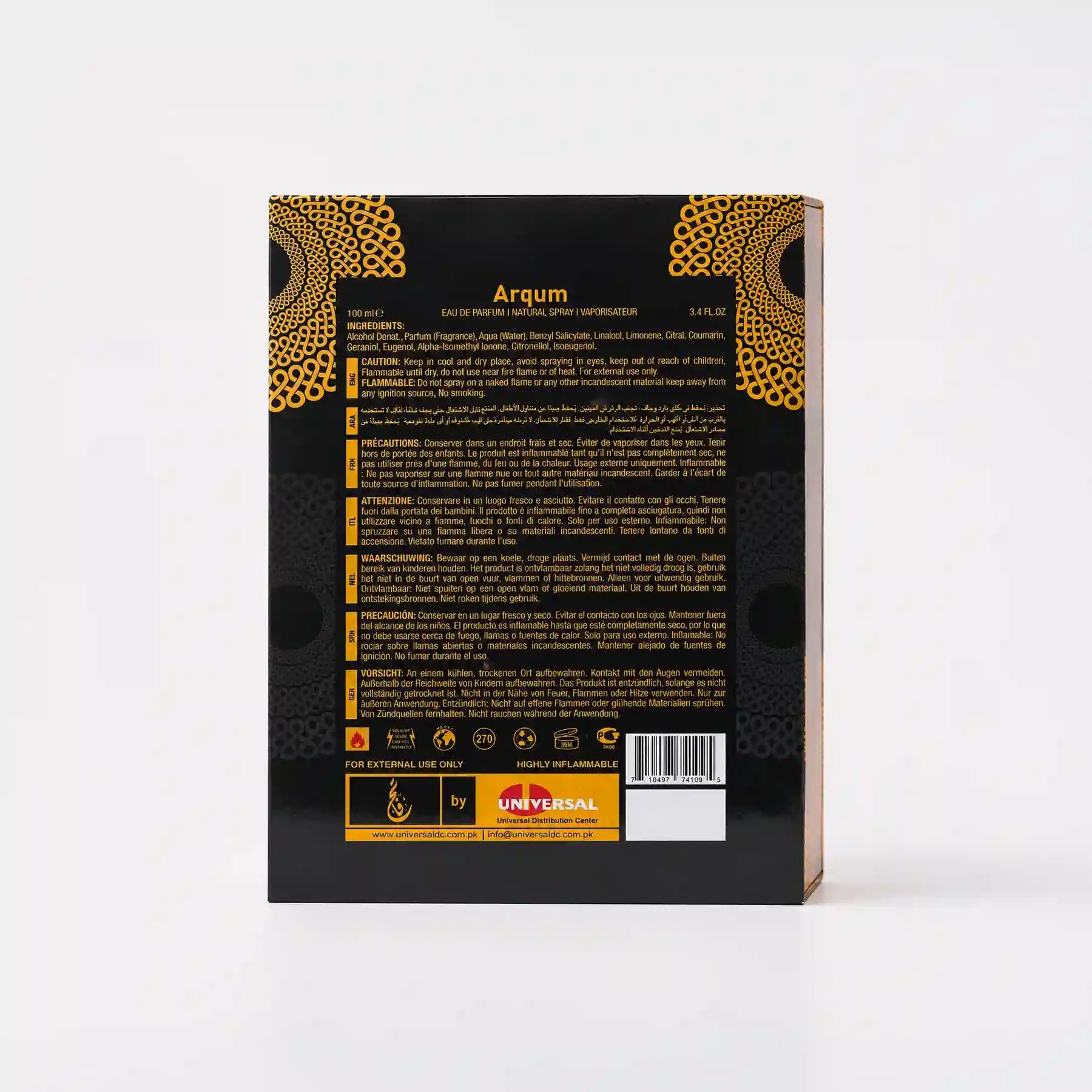 Arqum Faateh 100ml Perfume - Long - Lasting Fragrance - theBigBossstore.com