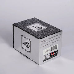 Ingredients and Back View of Faateh Qamar Attar Perfume Packaging – 15ml Alcohol-Free Perfume Oil