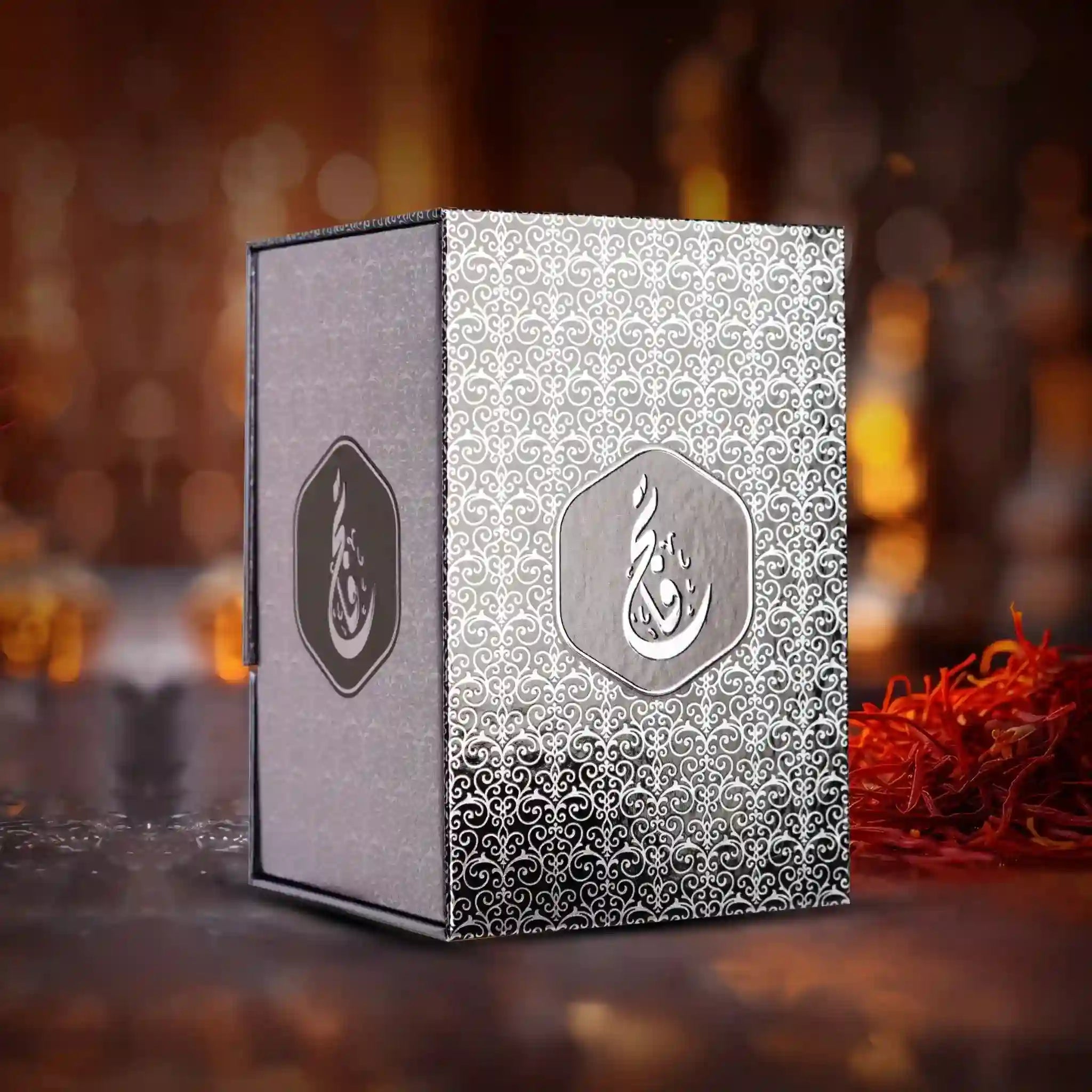 Rayyan Attar by Faateh – 15ml Long Lasting Perfume Oil Box Side View