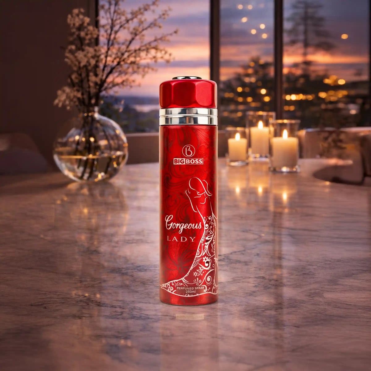 Gorgeous Lady Big Boss 250ml Body Spray for Women – Sweet & Refreshing Fragrance - theBigBossstore.com