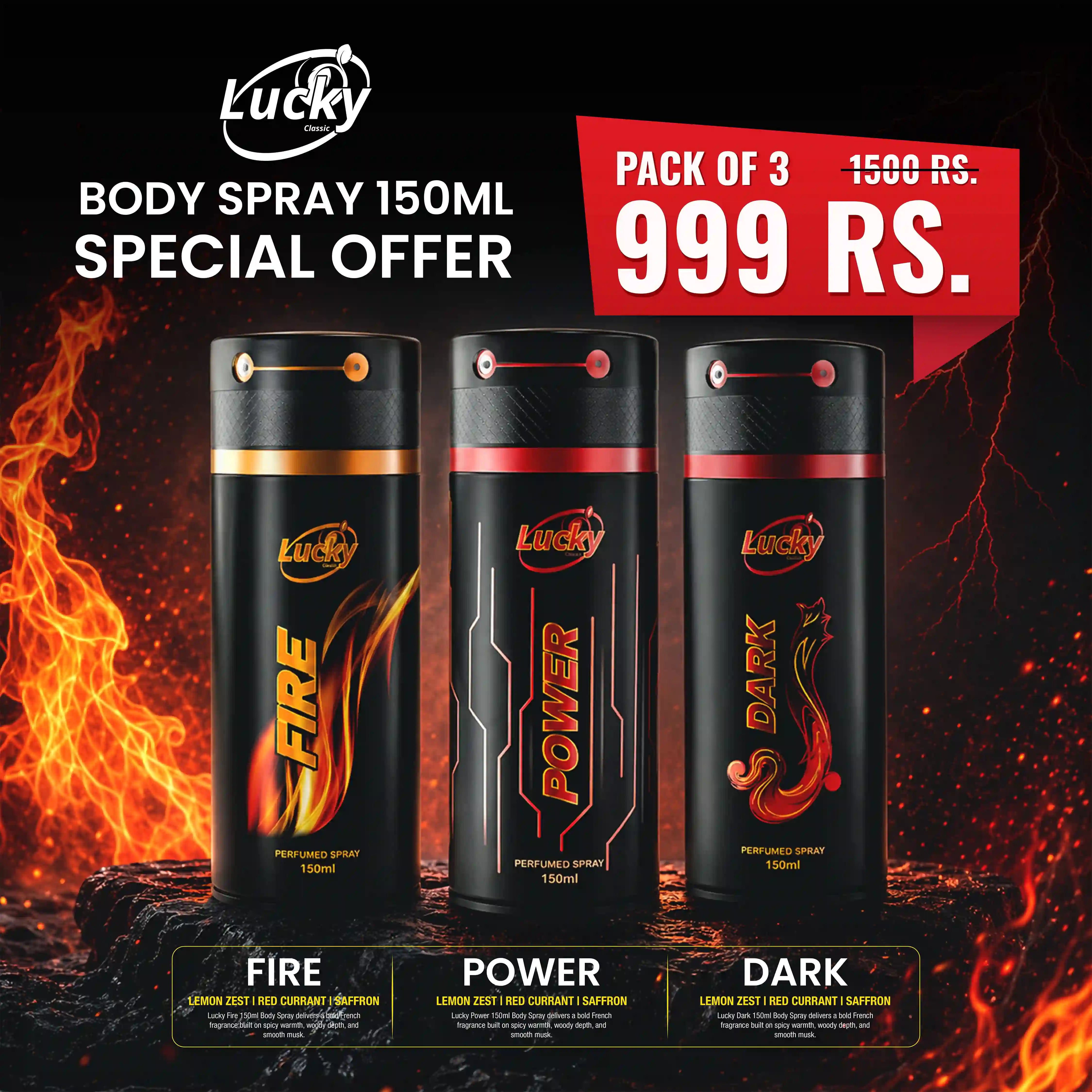 Lucky Body Spray 150ml Special Offer - theBigBossstore.com
