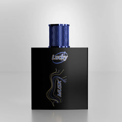 Lucky Musk perfume front view – premium bottle with classic Arabic design