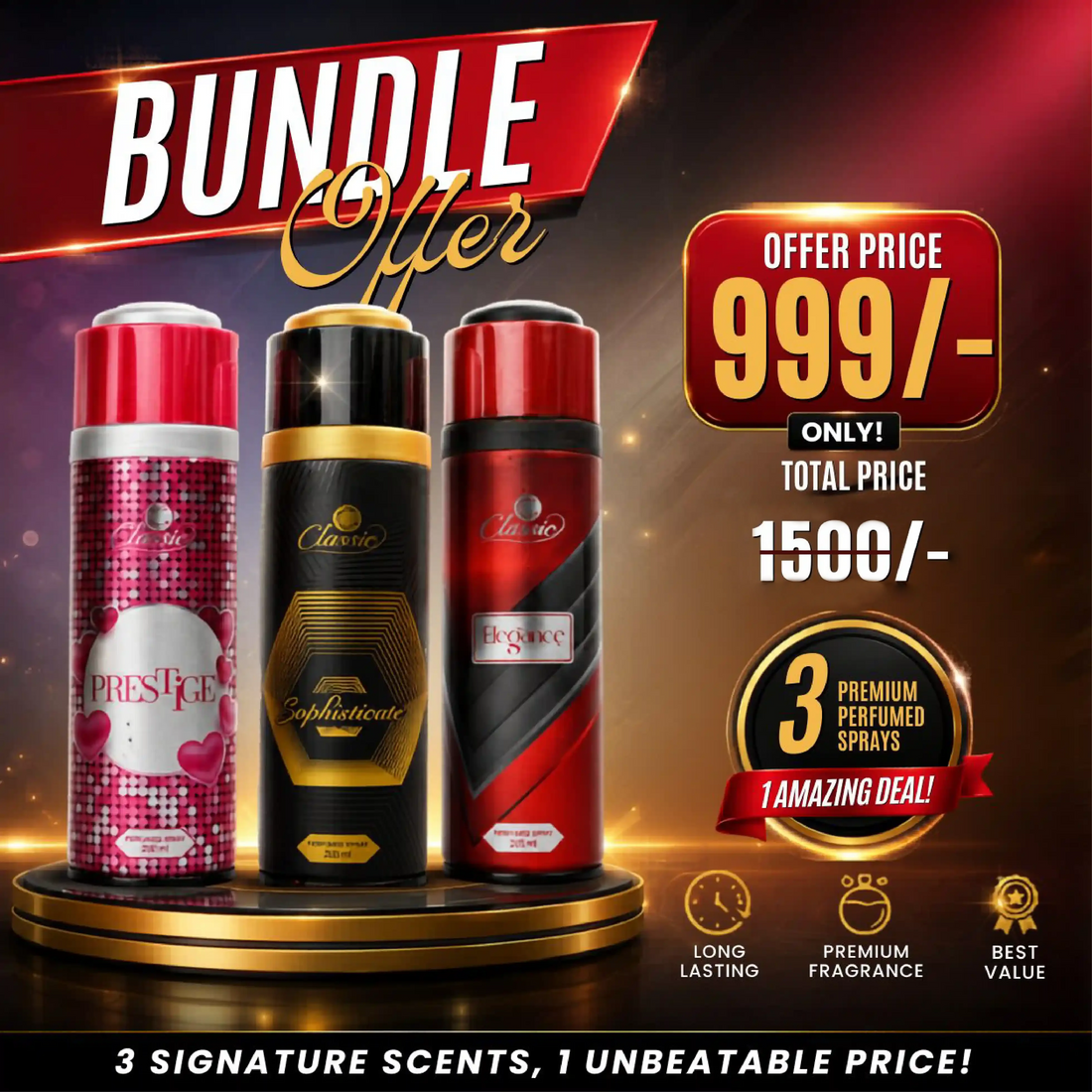 Special Bundle Offer: Classic Body Spray 150ml - theBigBossstore.com