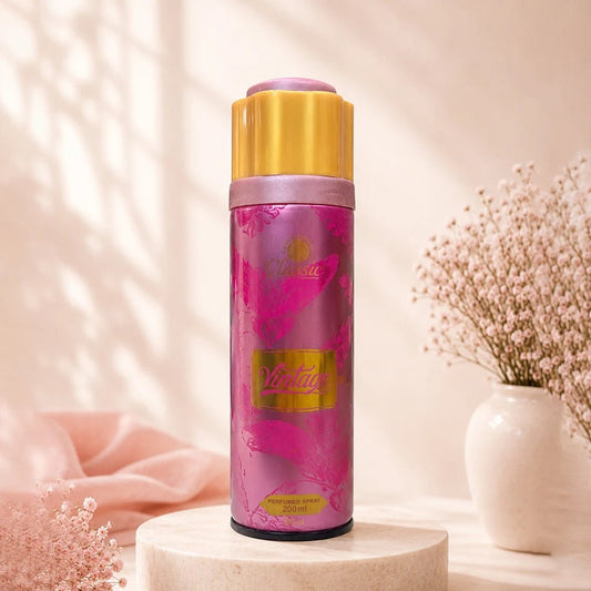 Vintage Classic Body Spray for Women - 200ml | Long - Lasting Elegant Floral Fragrance - theBigBossstore.com